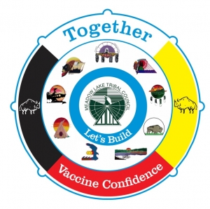 “Together Let’s Build Vaccine Confidence.”  (Dene Full Version)